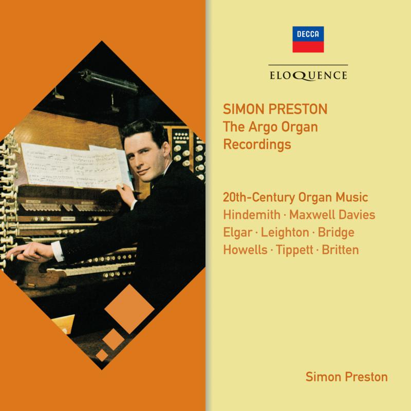 Picture of Simon Preston - Simon Preston: 20th Century Organ Music (The Argo Organ Recordings)