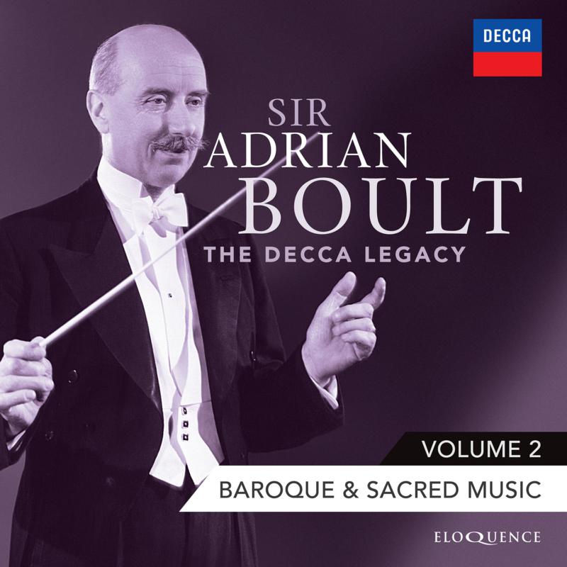 Picture of Sir Adrian Boult; Soloists; Orchestras - Sir Adrian Boult: Baroque & Sacred Music