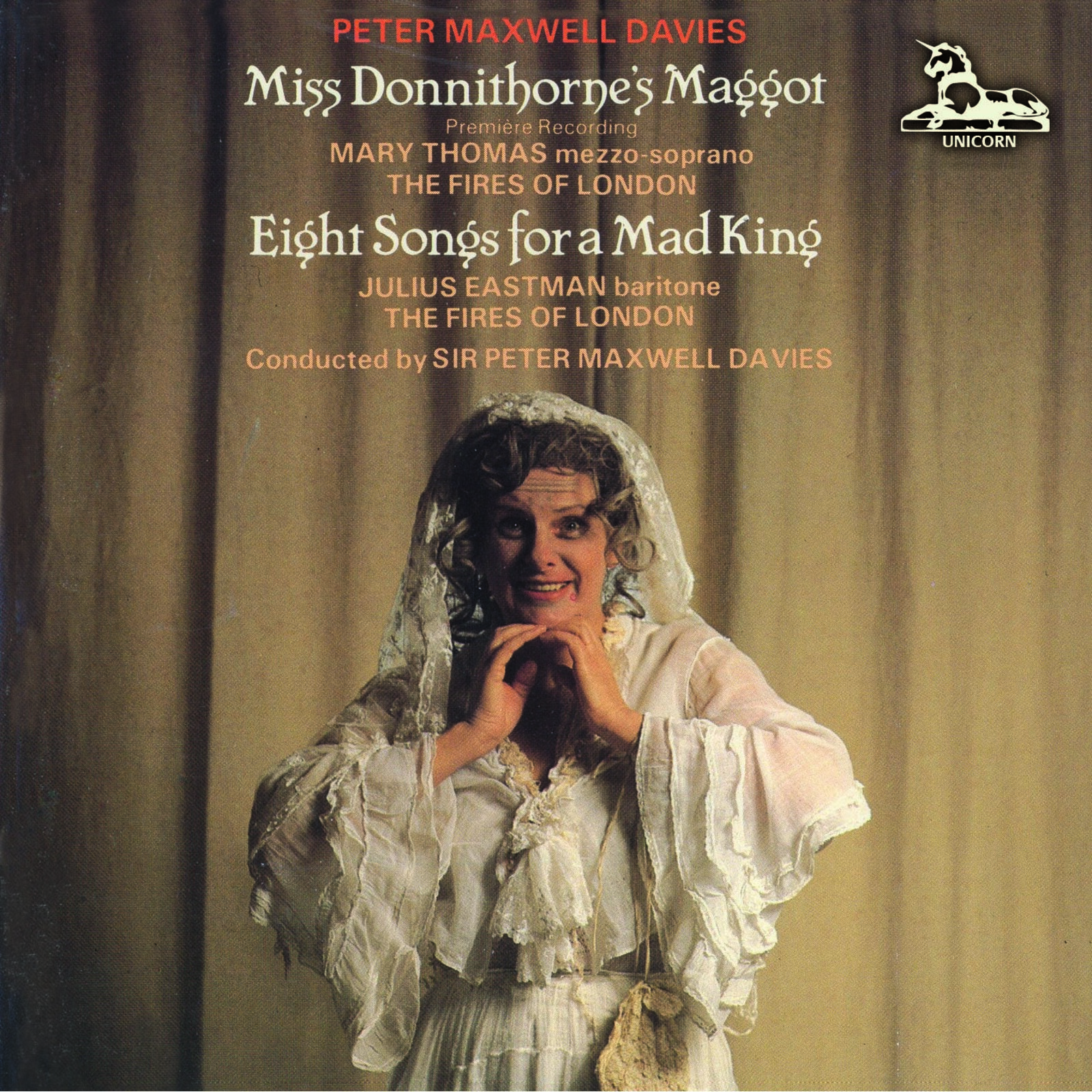 Picture of THE FIRES OF LONDON - DAVIES - EIGHT SONGS