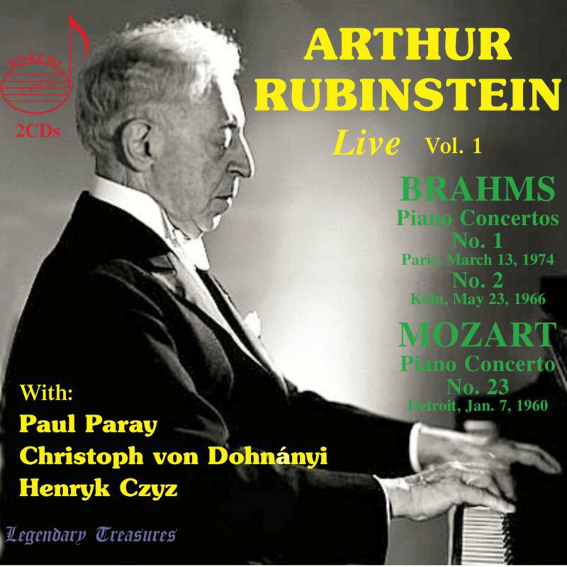 Picture of ARTHUR RUBINSTEIN - Arthur Rubinstein Live, Vol.1: Brahms, Mozart, Chopin