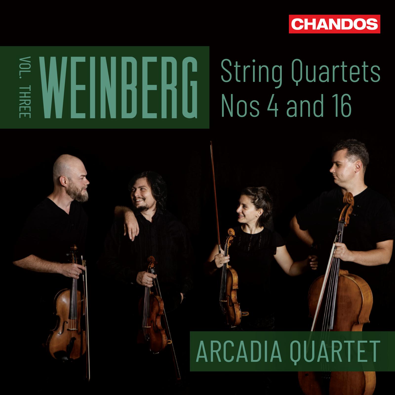 Picture of Arcadia Quartet - Mieczyslaw Weinberg: String Quartets, Vol. Three, Nos 4 and 16