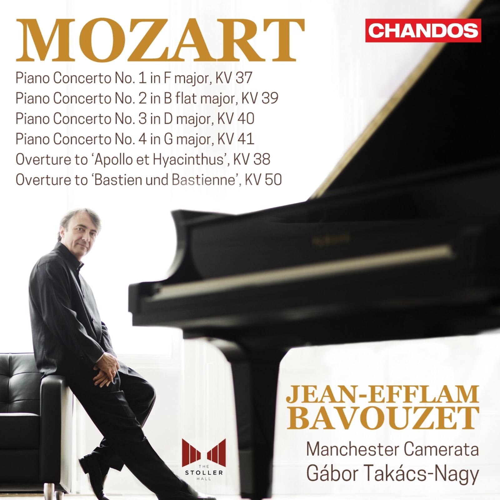 Picture of Jean-Efflam Bavouzet; Manchester Camerata; Gabor Takacs-Nagy - Wolfgang Amadeus Mozart: Piano Concertos, Vol. 10