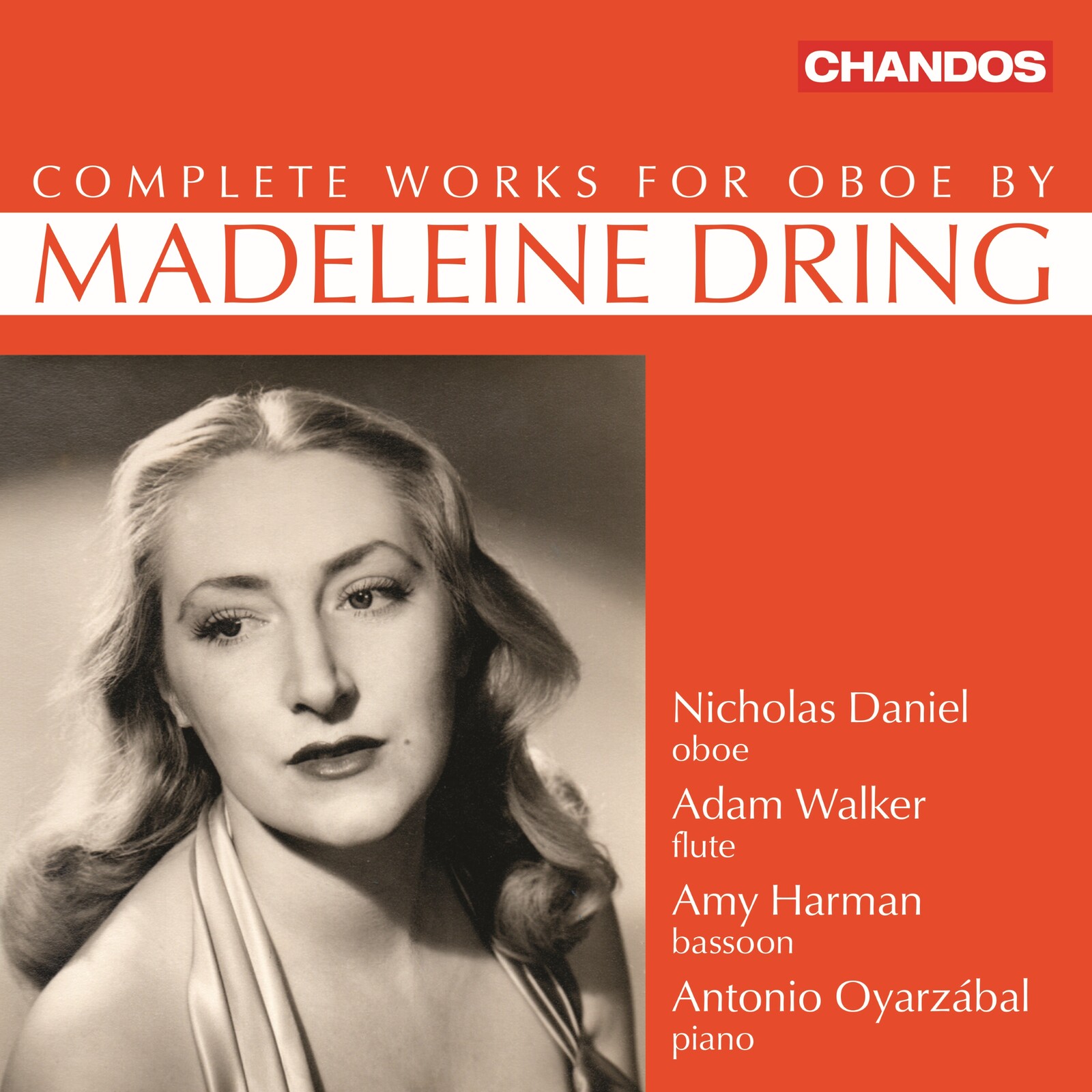 Picture of Nicholas Daniel; Adam Walker; Amy Harman; Antonio Oyarzabal - Complete Works for Oboe by Madeleine Dring