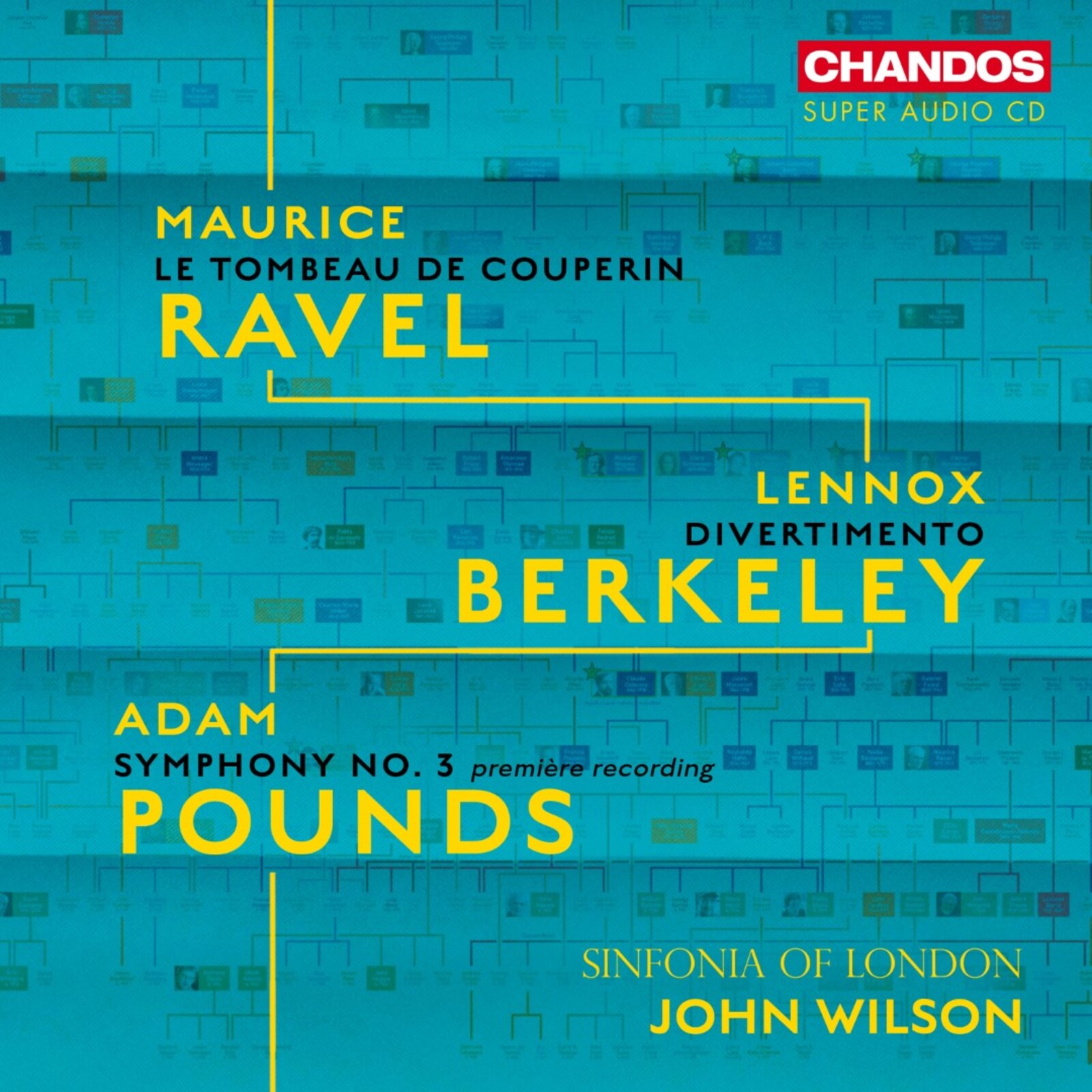 Picture of Sinfonia of London; John Wilson - Maurice Ravel; Lennox Berkeley; Adam Pounds: Orchestral Works