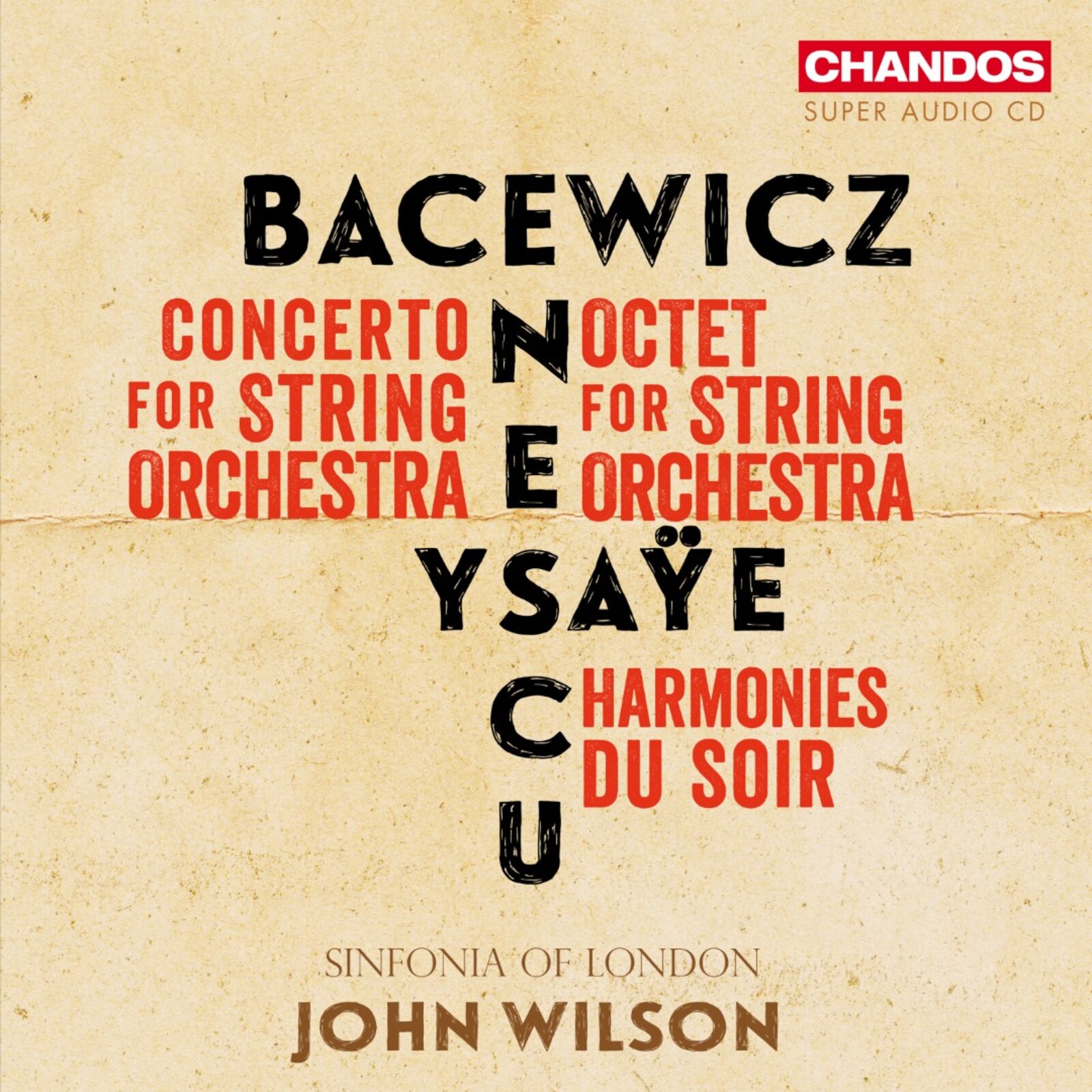 Picture of Sinfonia of London; John Wilson - Graznya Bacewicz; Eugene Ysaye; George Enescu: Music for Strings