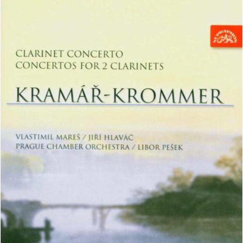 Picture of Mares, Hlavac, Prague ChO, Pesek - Krommer-Kramar,F.V.  Clarinet Concerto, Concerto for 2 Clarinets