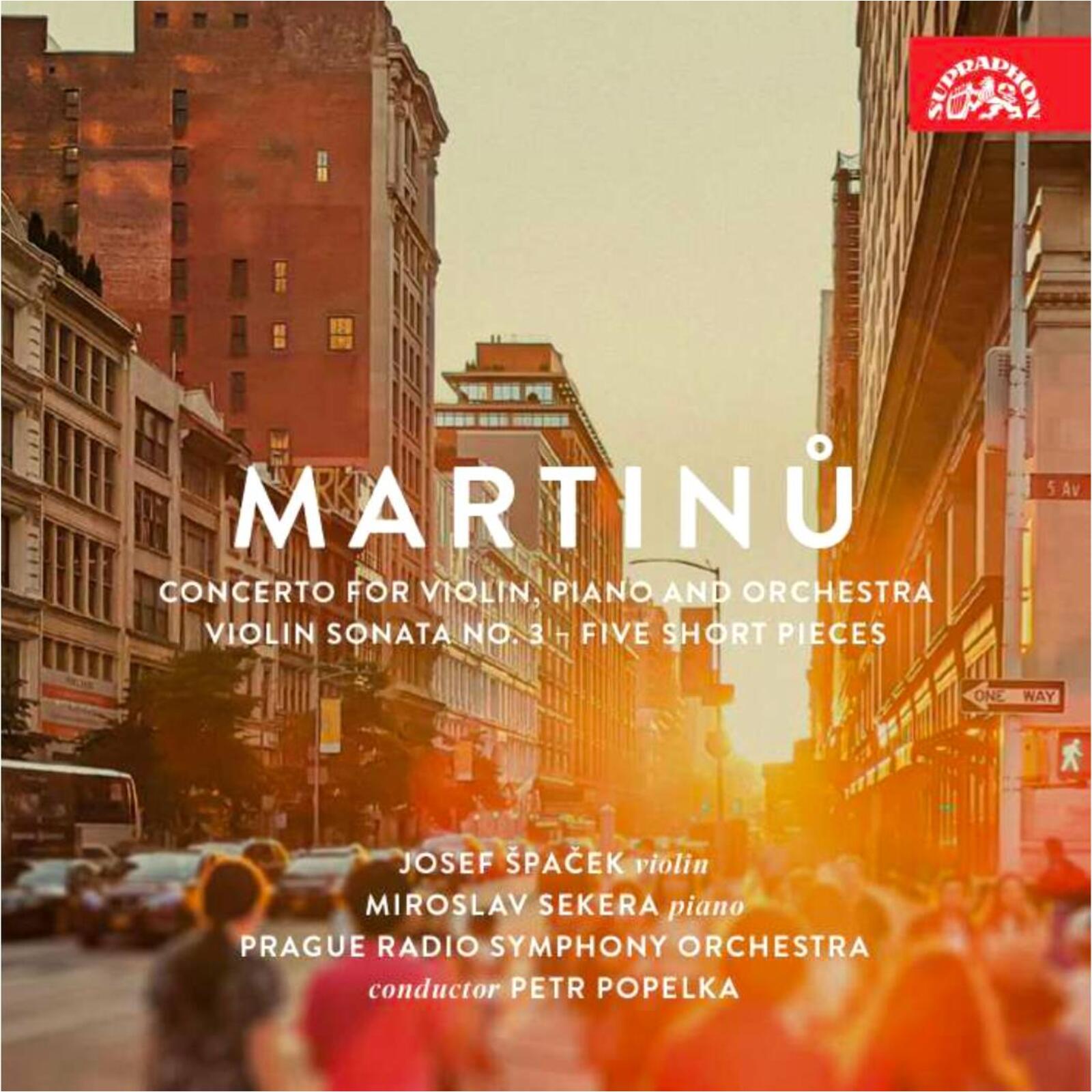 Picture of Josef Spacek, Miroslav Sekera, PRSO, Petr Popelka - Martinu Concerto for Piano Violin and Orchestra