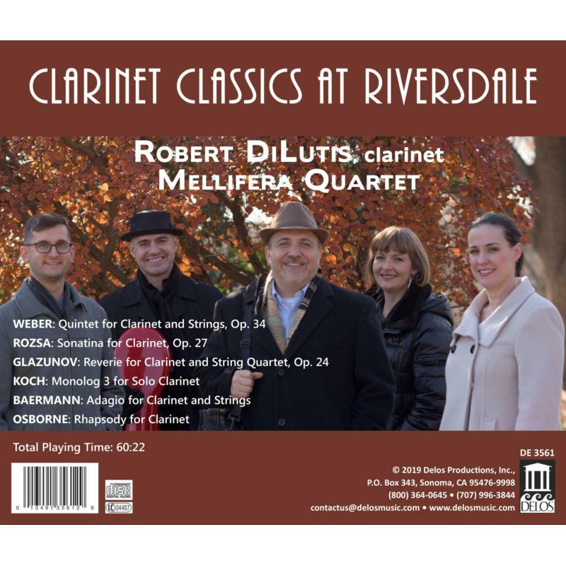 Picture of Robert Dilutis - Clarinet Classics at Riversdale