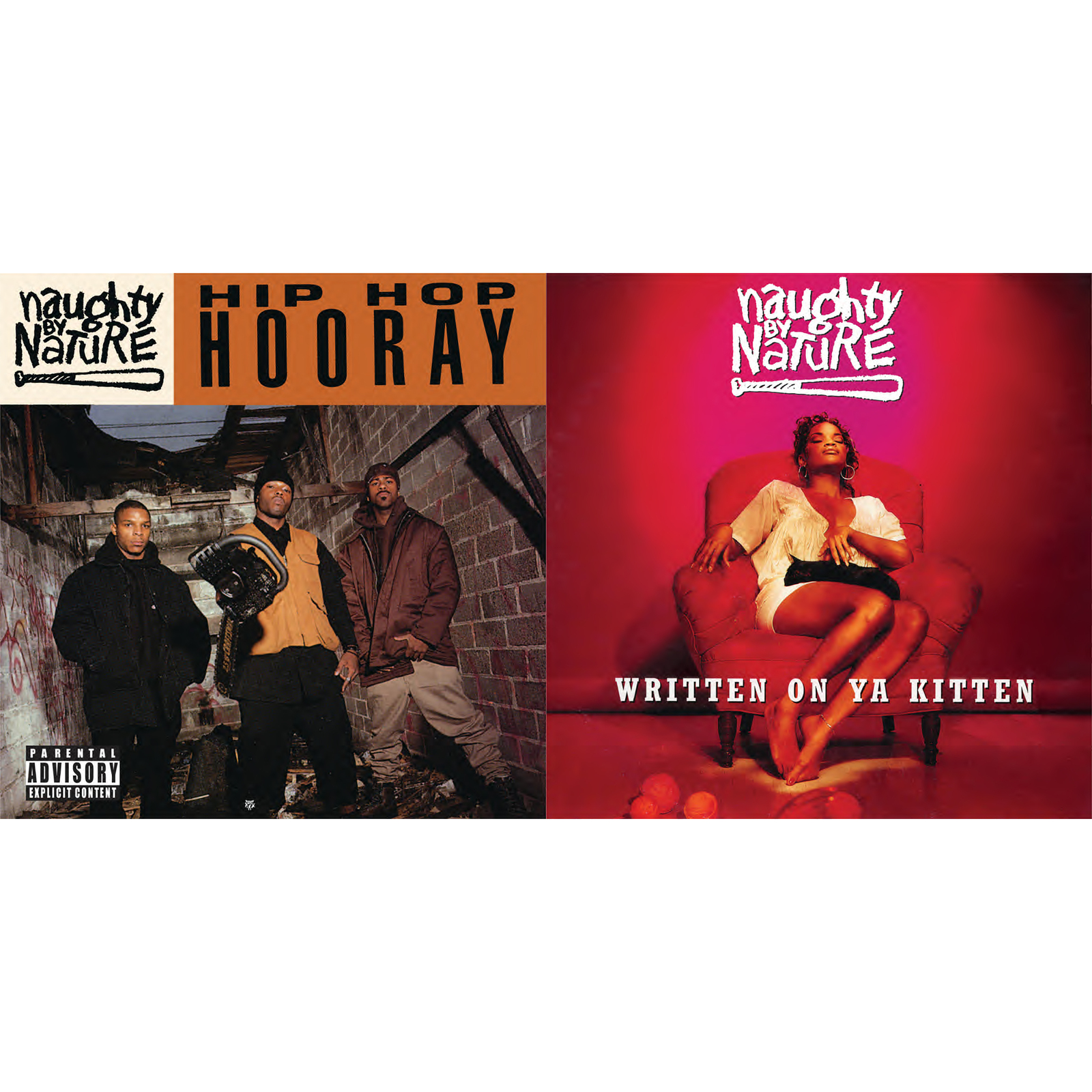 Picture of Naughty By Nature - Hip Hop Hooray/Written on Ya Kitten