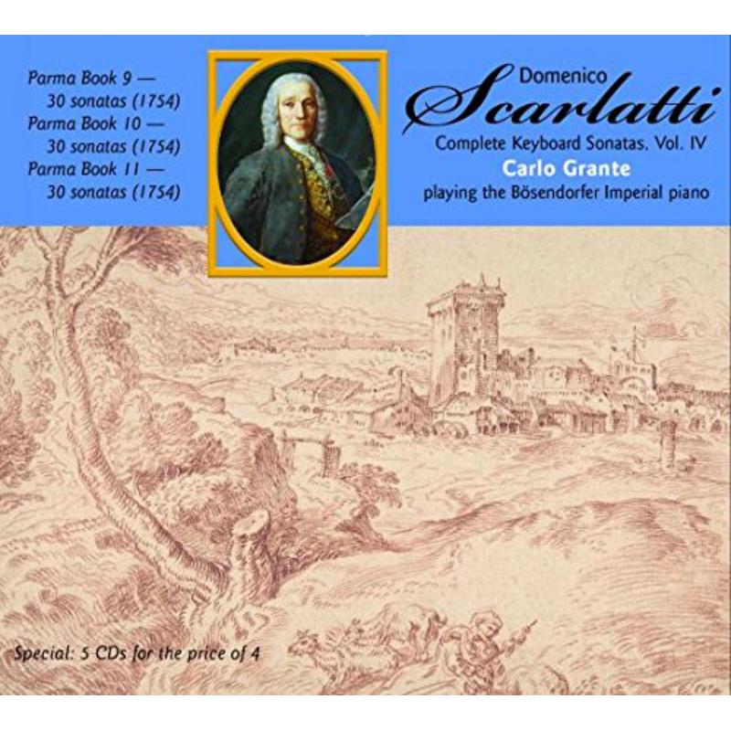 Picture of Scarlatti, Domenico - Complete Keyboard Sonatas Vol. IV - Carlo Grante (5CD)