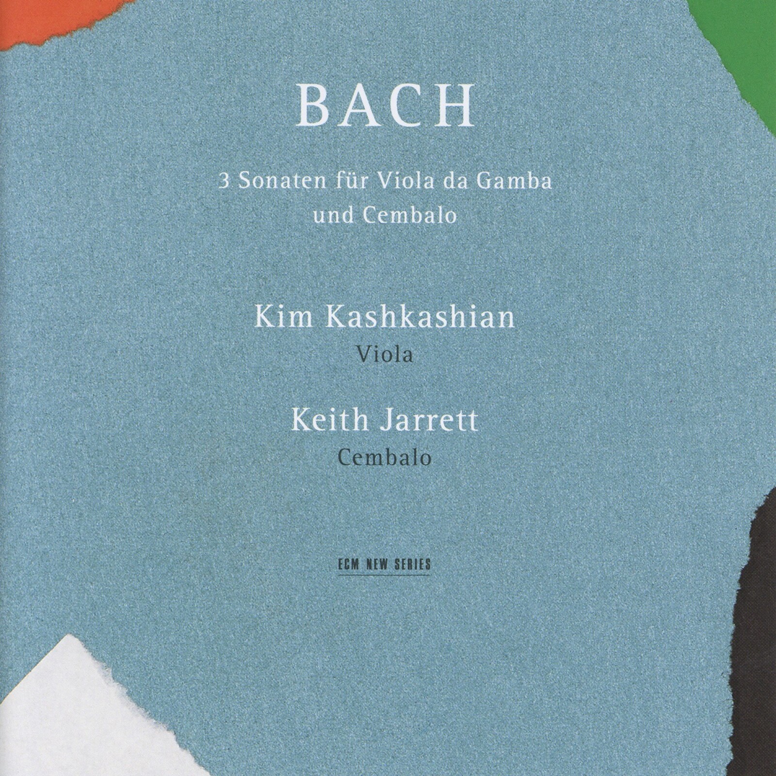 Picture of Keith Jarrett - Bach: 3 Sonatas for Viola da Gamba und Cembalo