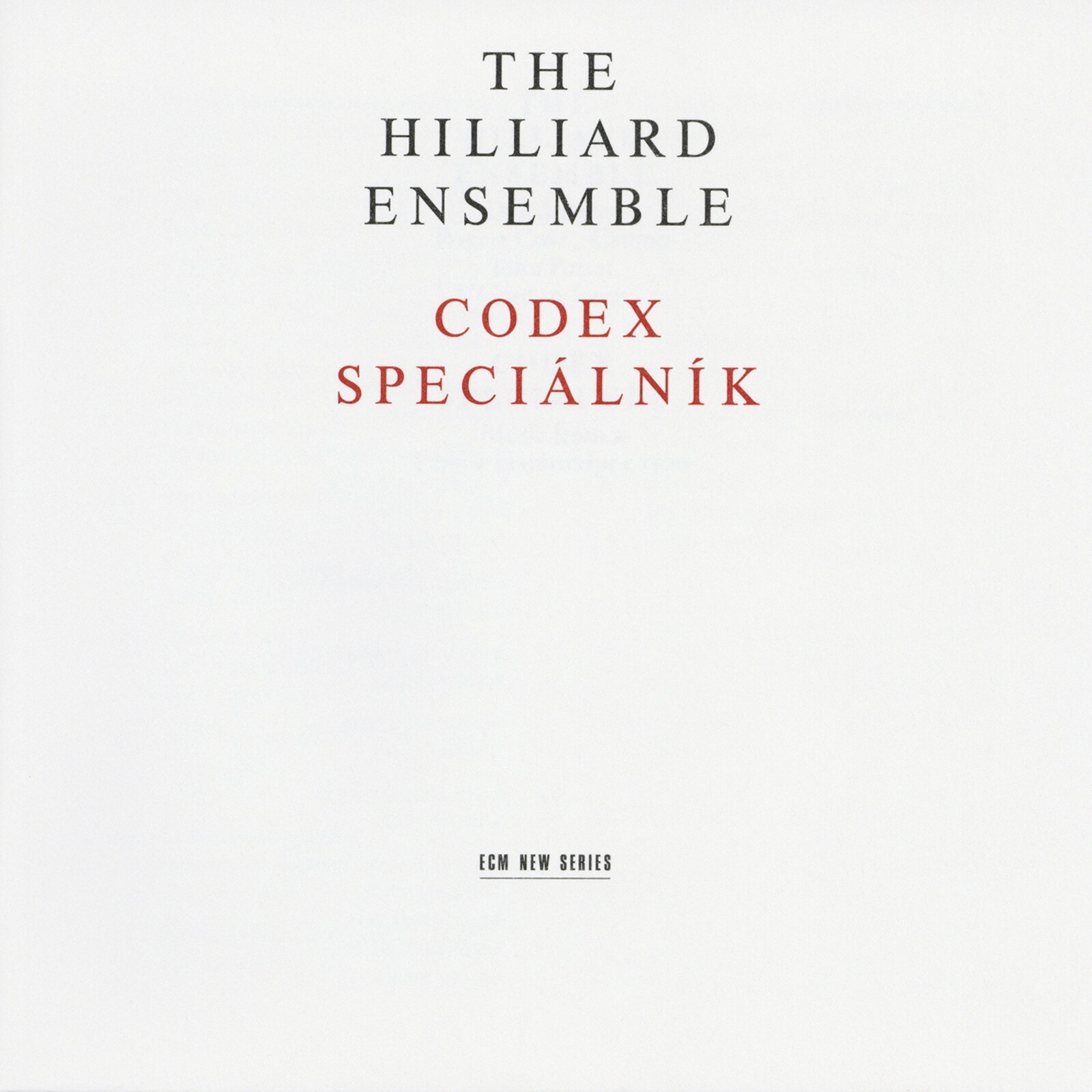 Picture of The Hilliard Ensemble - Codex Specialnik