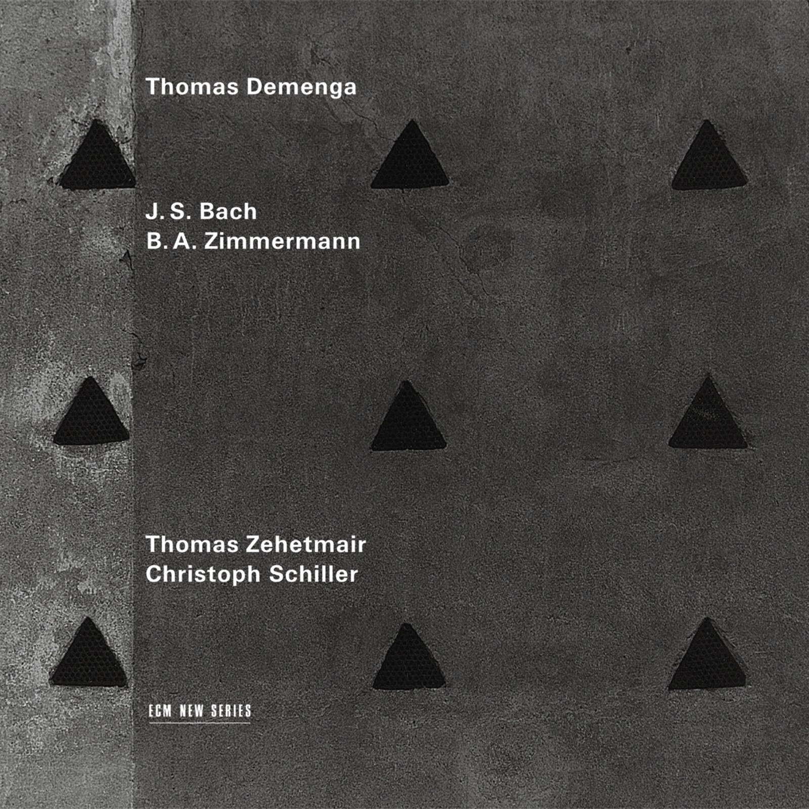 Picture of Thomas Demenga - J. S. Bach/B. A. Zimmerman - Works for Solo Strings