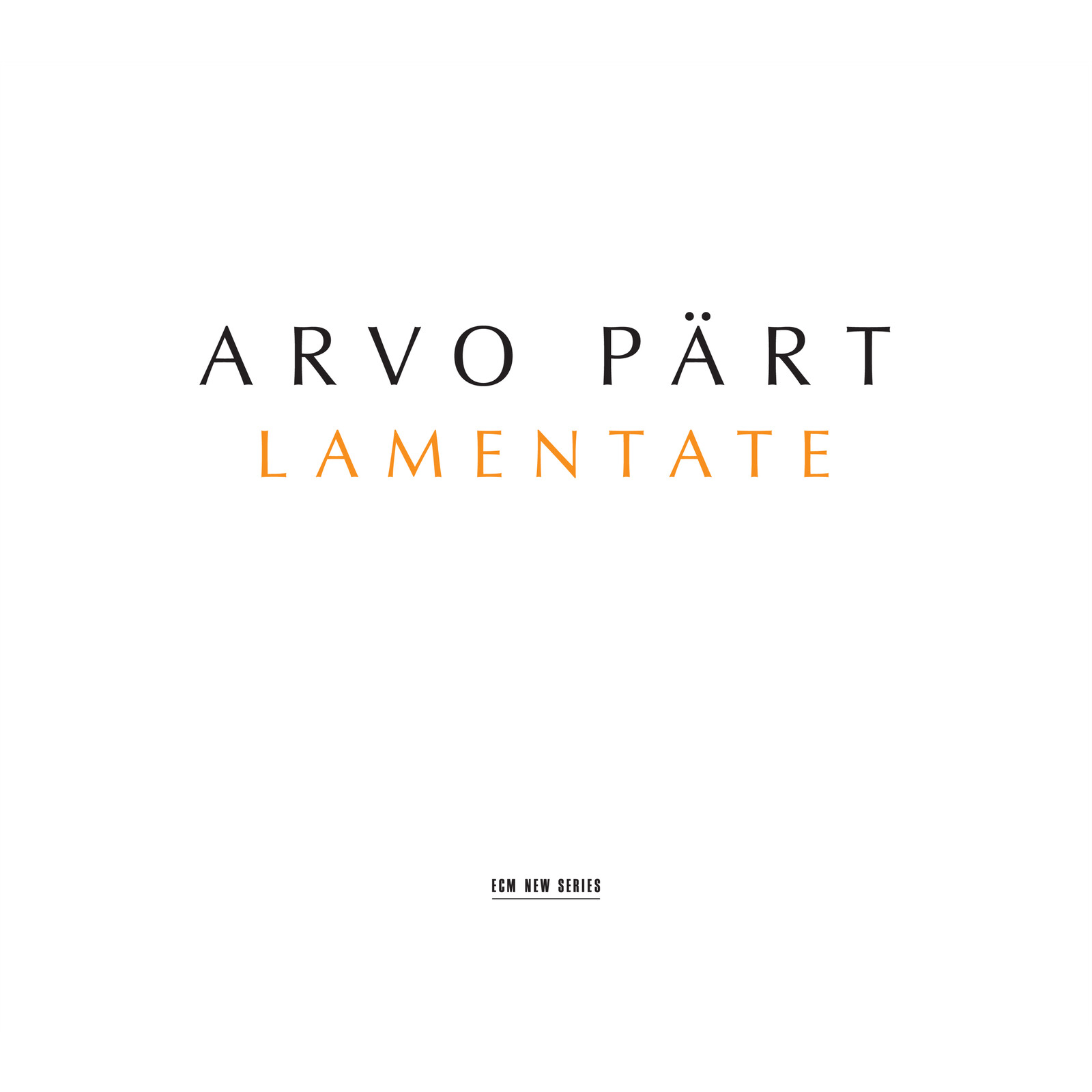 Picture of Arvo Part - Lamentate