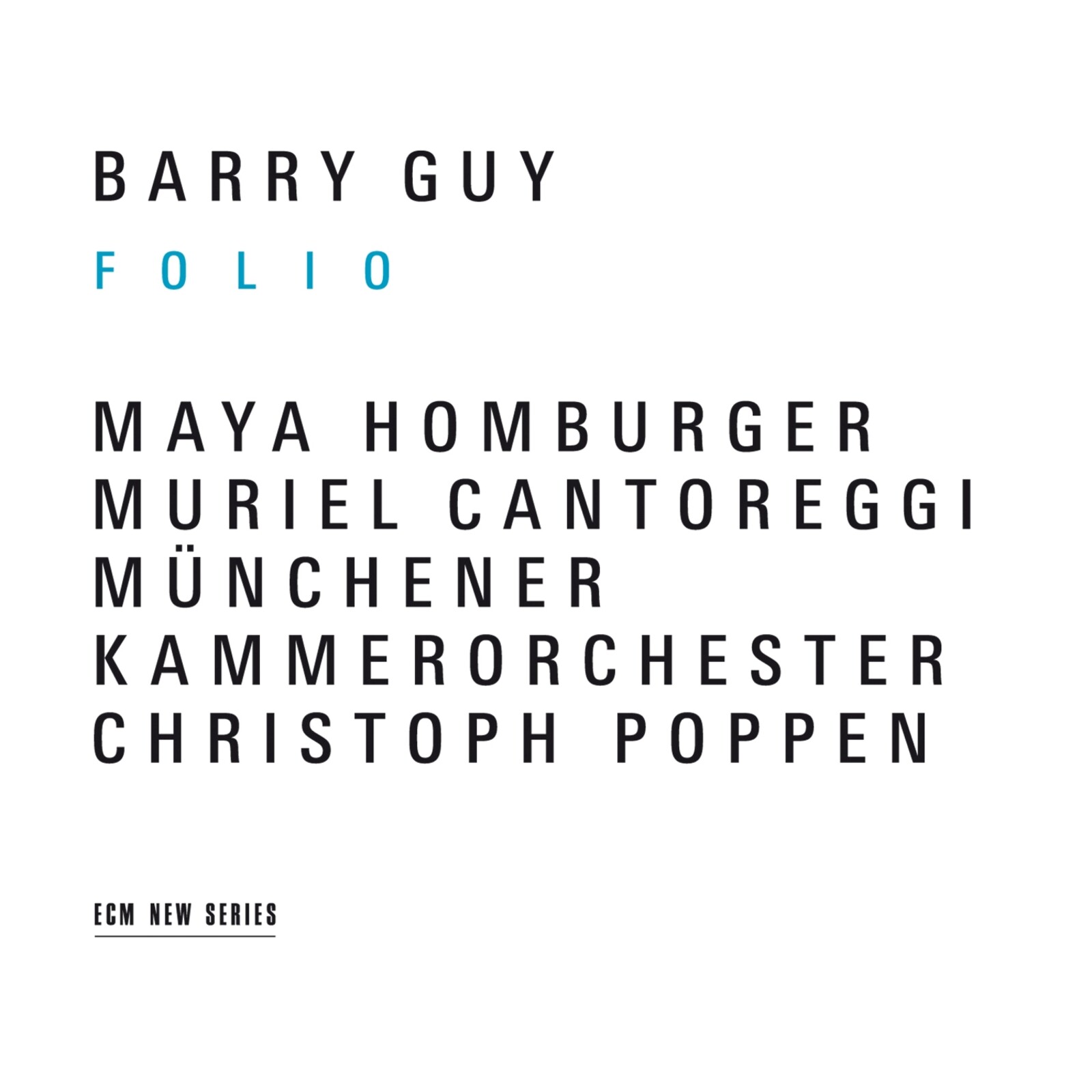 Picture of Barry Guy - Barry Guy: Folio