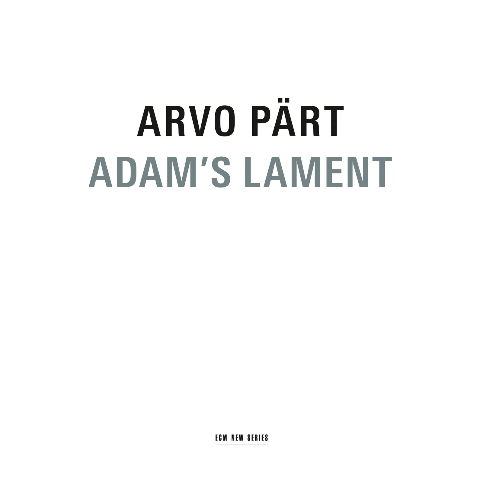 Picture of Arvo Part - Adam's Lament
