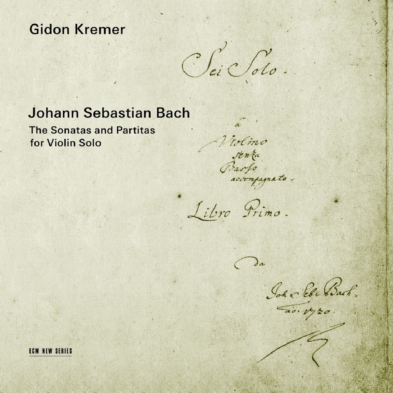Picture of Gidon Kremer - J.S. Bach: The Sonatas and Partitas for Violin Solo