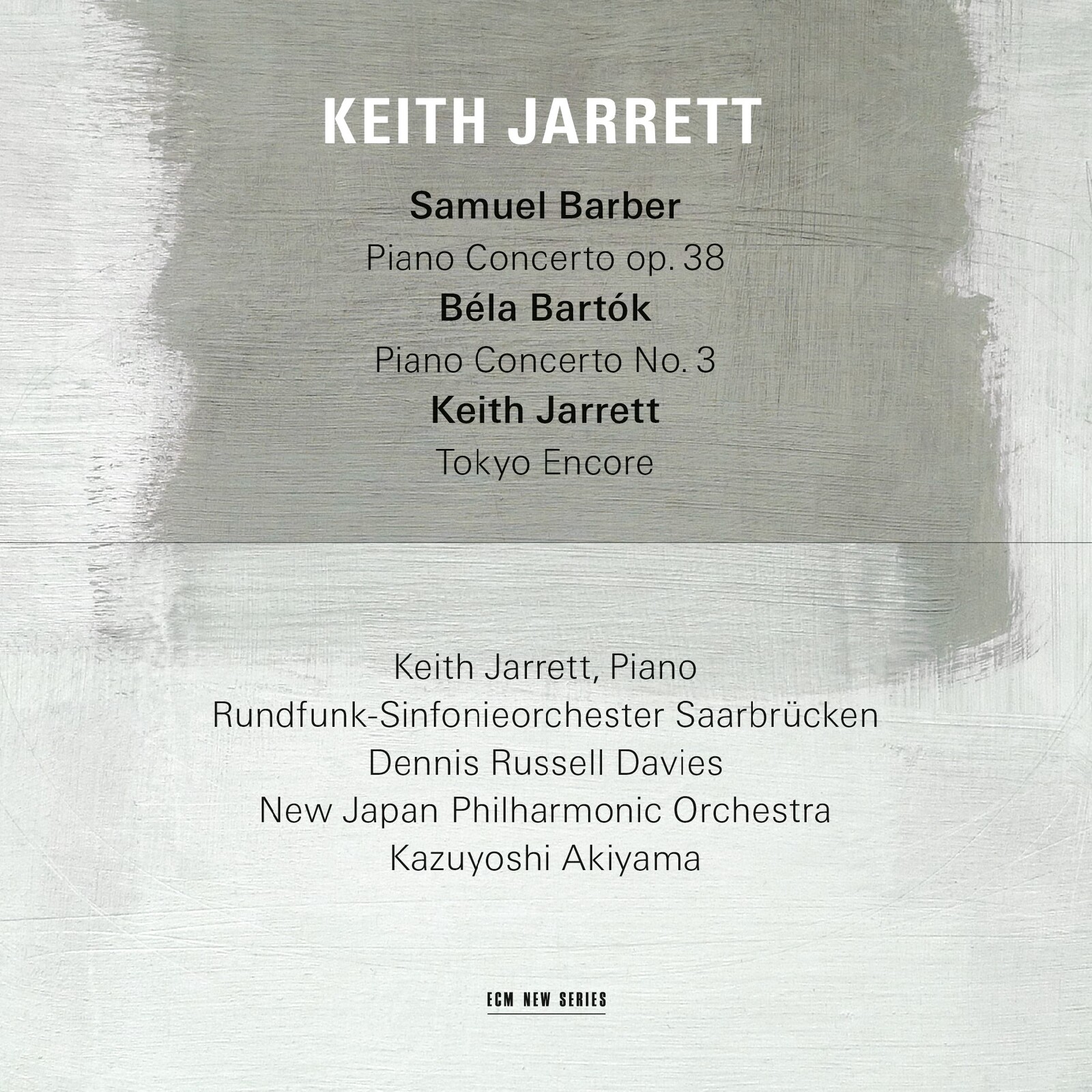 Picture of Keith Jarrett, RSO Saarbrucken & Dennis Russell Davies - Barber & Bartok Piano Concertos