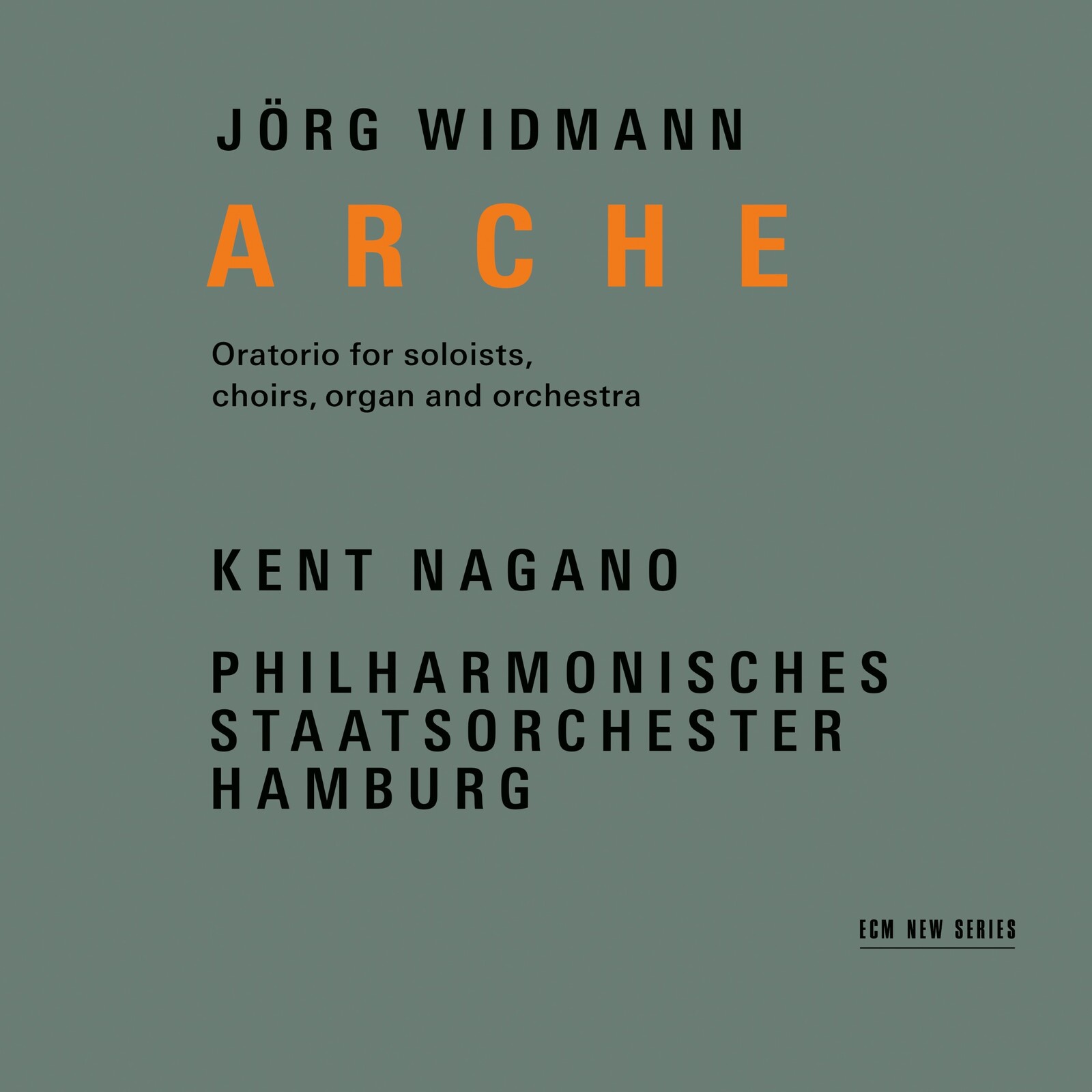 Picture of Kent Nagano & Philharmonisches Staatsorchester Hamburg - Jorg Widmann: Arche