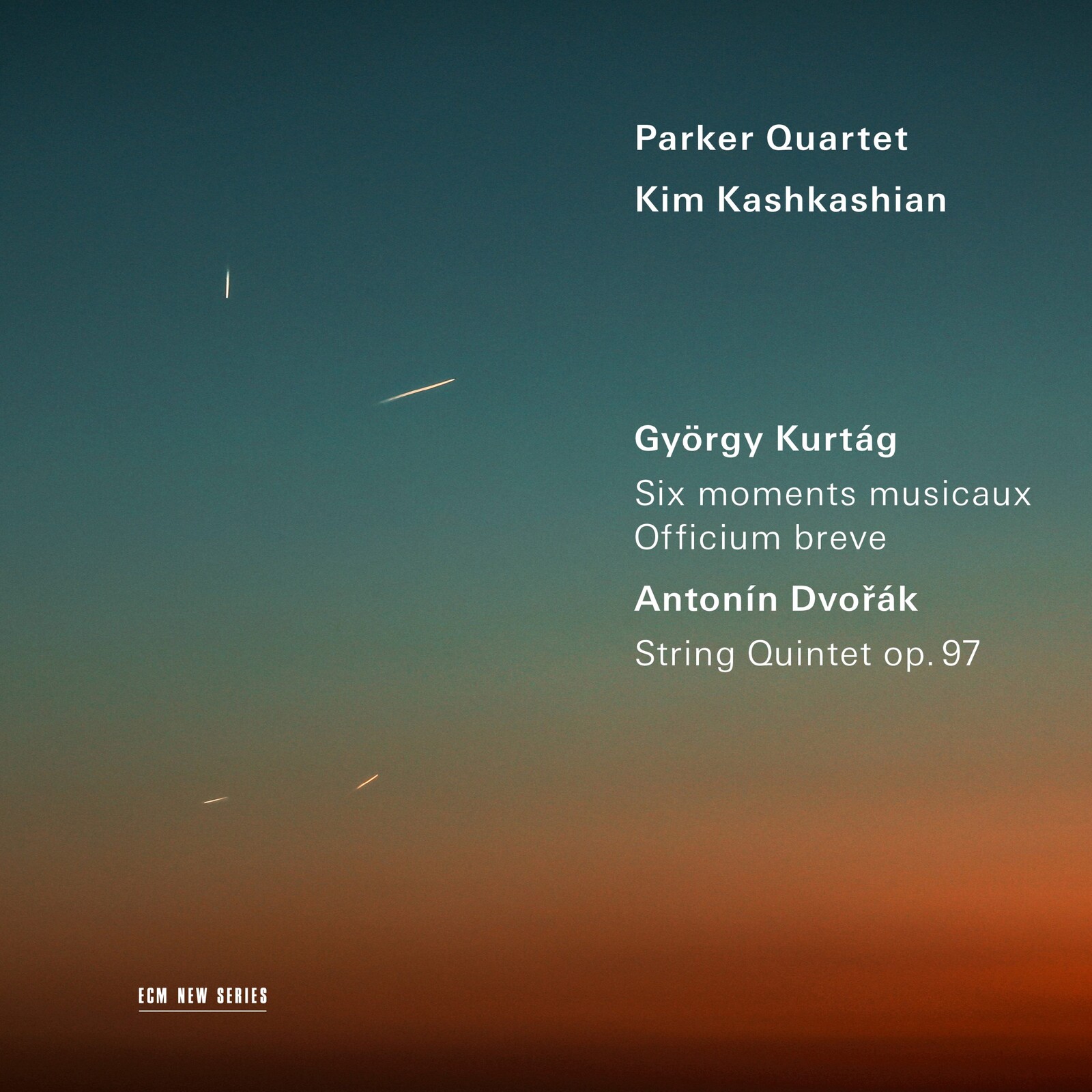 Picture of Parker Quartet; Kim Kashkashian - Kurtag: Moments Musicaux; Dvorak: String Quintet Op. 97