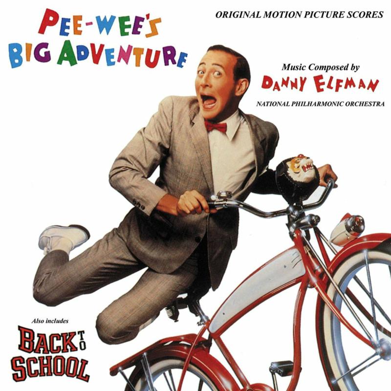 Picture of Danny Elfman - Pee-Wee's Big Adventure / Back To School (Original Motion Picture Score / Red Vinyl)
