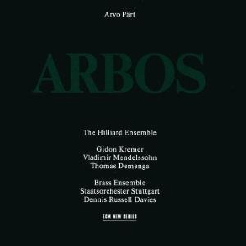 Picture of Arvo Part - Arvo Part: Arbos