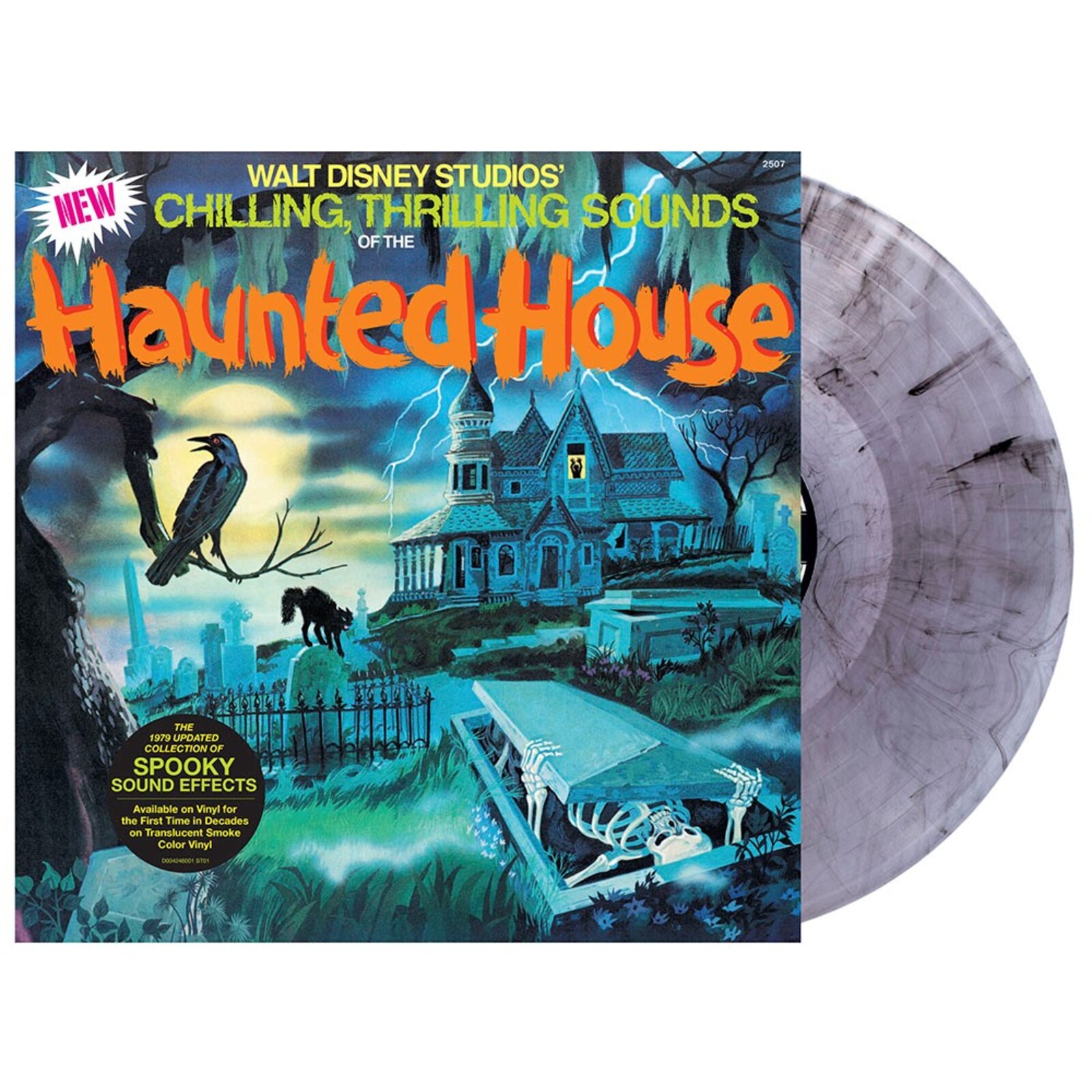 Picture of Walt Disney Studio's Presents - Chilling, Thrilling Sounds Of The Haunted House (Translucent Smoke Vinyl)