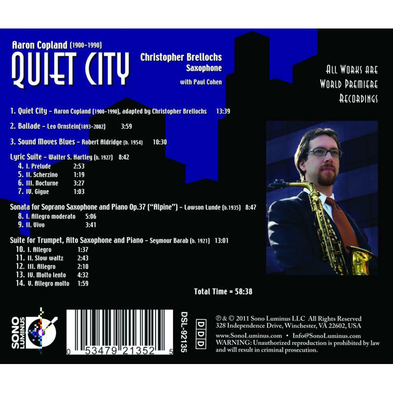 Picture of Brellochs:Cohen - VARIOUS:QUIET CITY