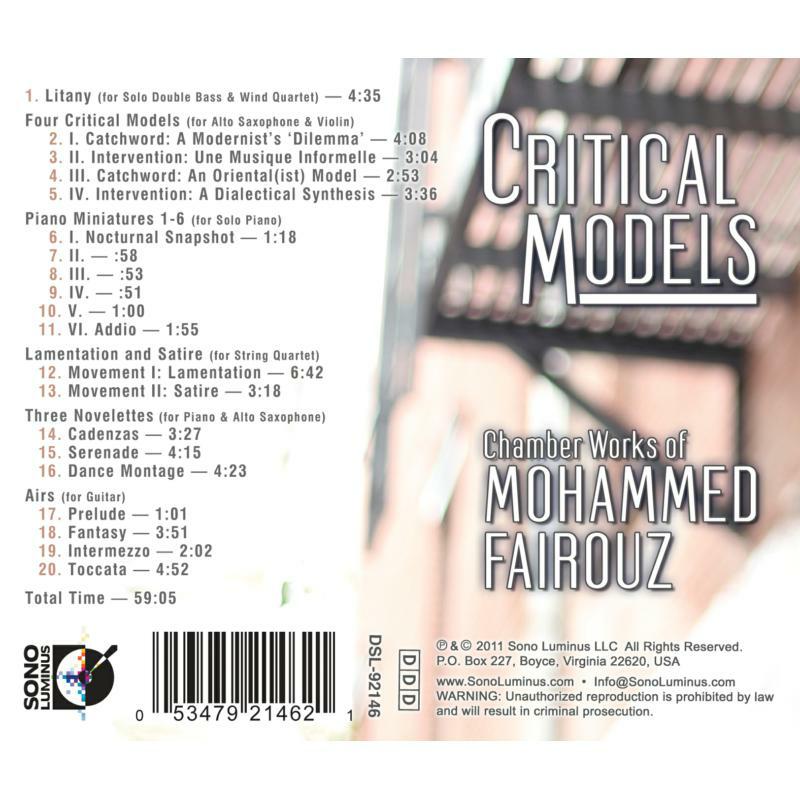 Picture of Various - Various Chamber Works Of Mohammed Fairouz