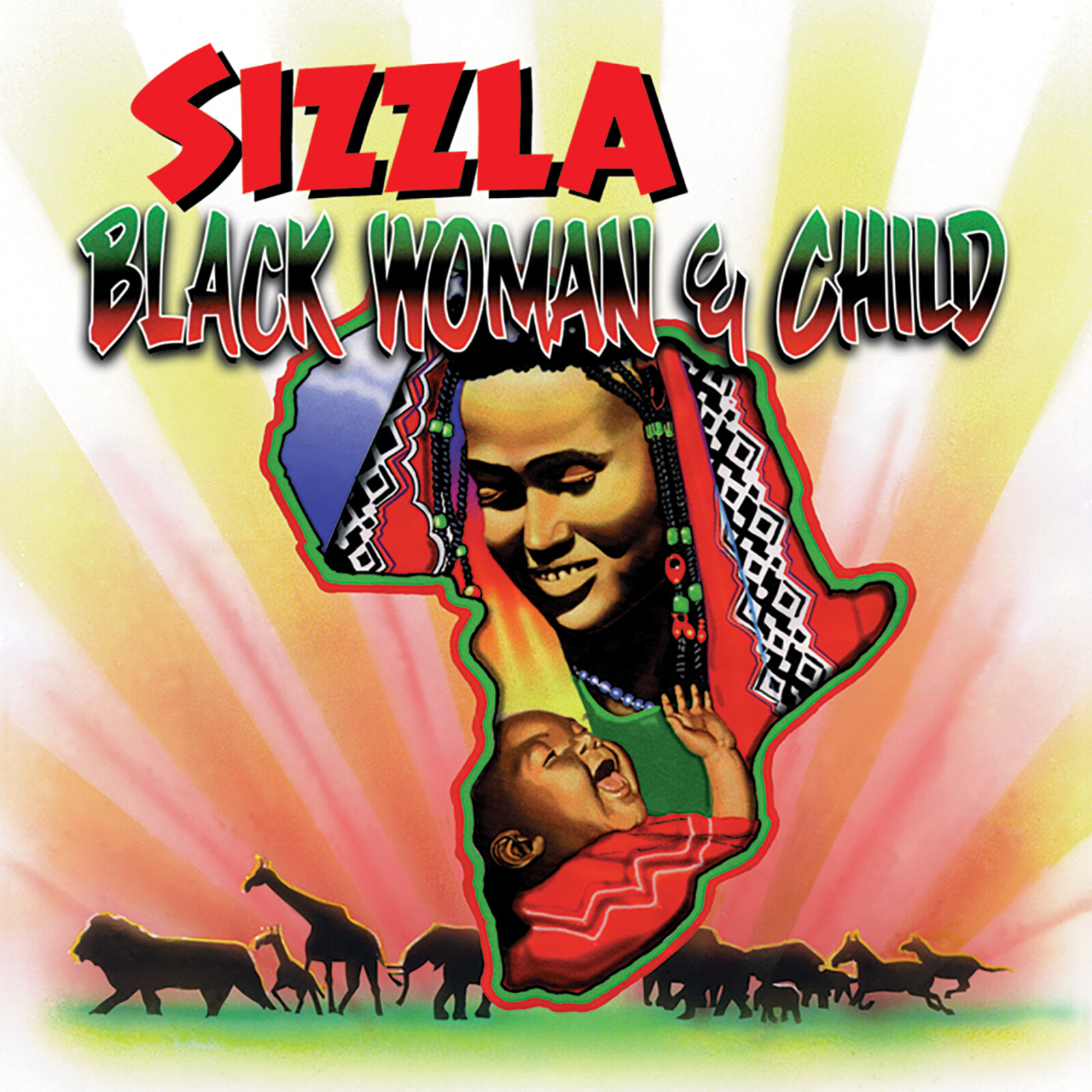 Picture of Sizzla - Black Woman & Child (Colour Vinyl)
