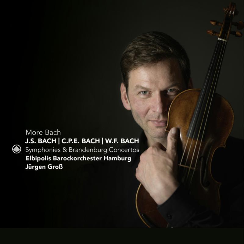 Picture of Elbipolis Barockorchester Hamburg - More Bach - J.S. Bach, C.P.E. Bach, W.F. Bach: Symphonies and Brandenburg Concertos