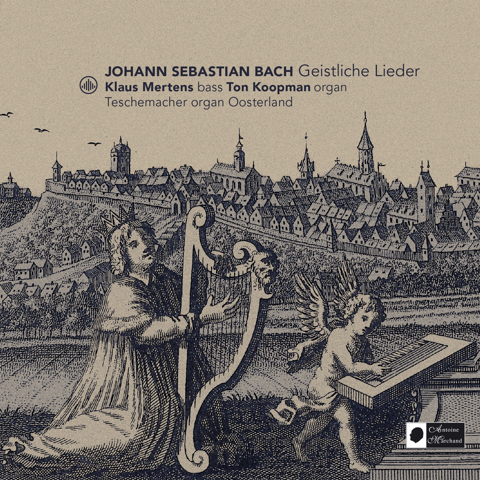Picture of Ton Koopman & Klaus Mertens - J S Bach: Geistliche Lieder