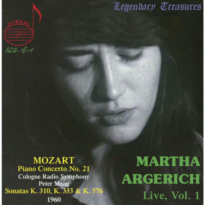 Picture of Argerich - Martha Argerich Vol. 1: Mozart Concerto No. 21 and sonatas. Live performances