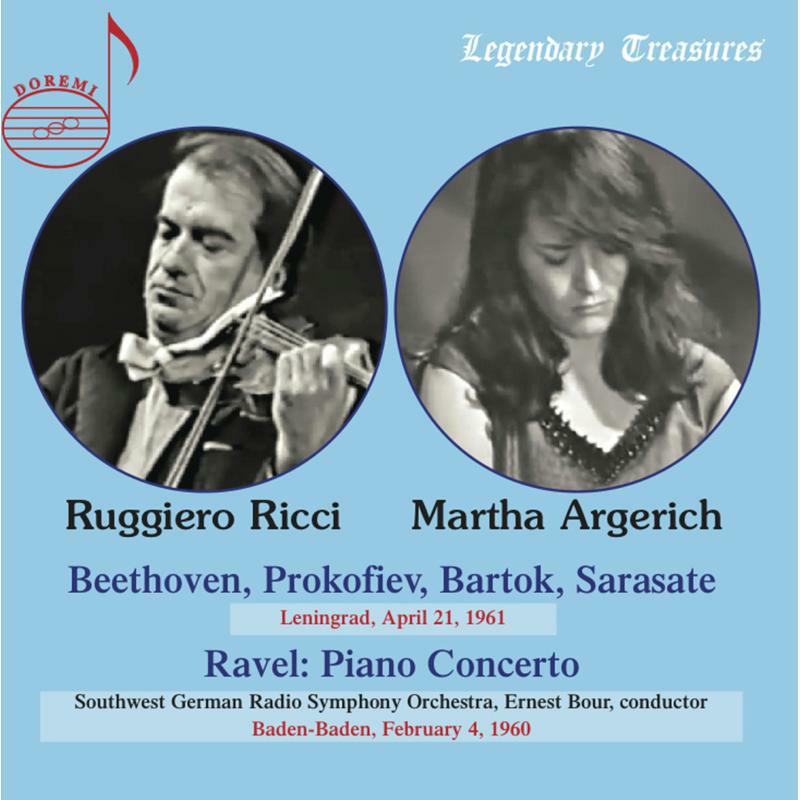 Picture of Ricci/Argerich - Ruggiero Ricci and Martha Argerich: Leningrad Recital April 21, 1961