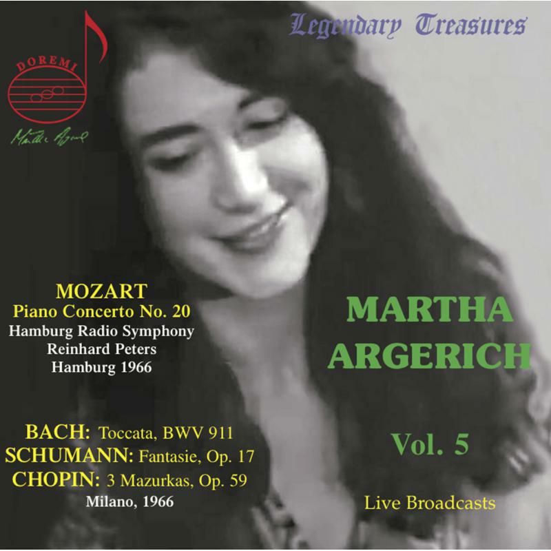 Picture of Argerich - Martha Argerich Vol. 5: Mozart Concerto No. 20, Recital of 1966. Live performances