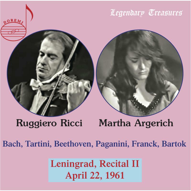 Picture of Ricci/Argerich - Ruggiero Ricci and Martha Argerich: Leningrad Recital April 22, 1961