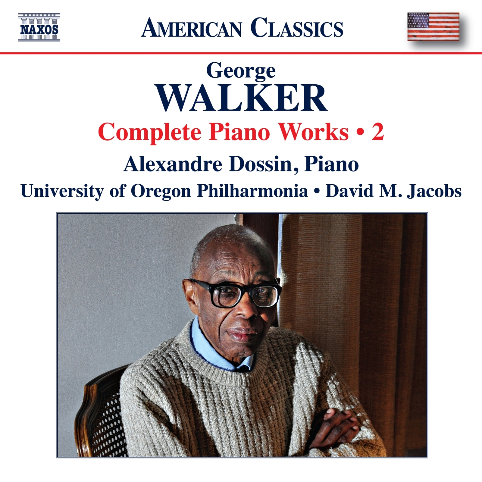 Picture of Alexandre Dossin; University of Oregon Philharmonia; David M. Jacobs - George Walker: Complete Piano Works, Vol. 2