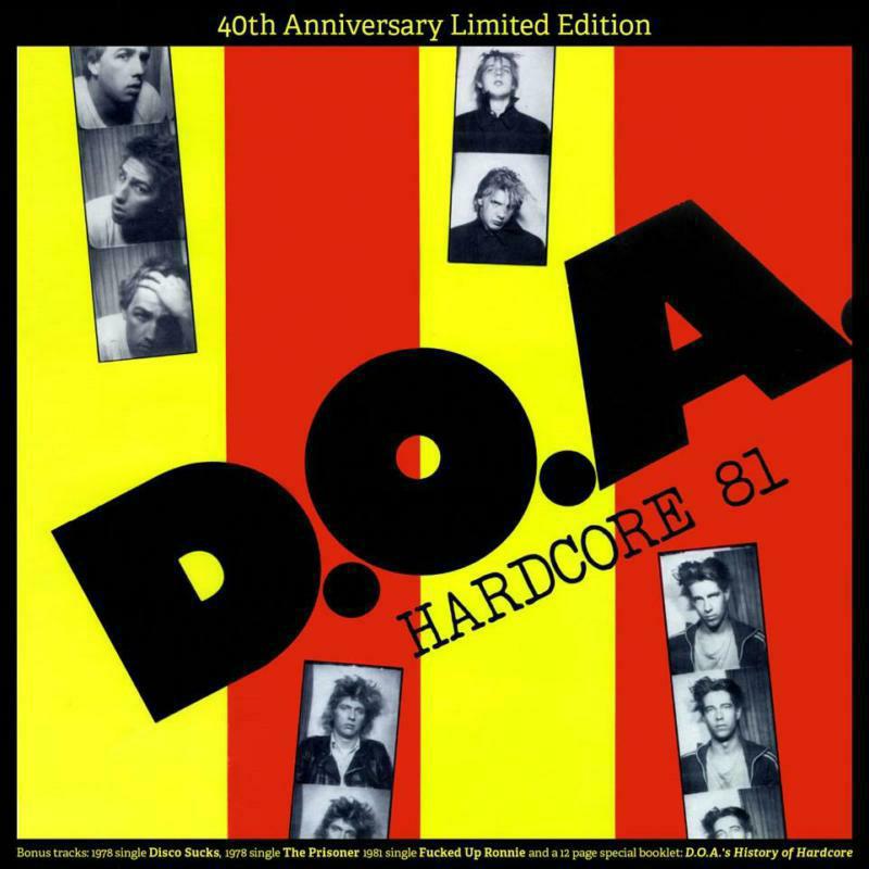 Picture of D.O.A. - Hardcore 81 (White Vinyl)