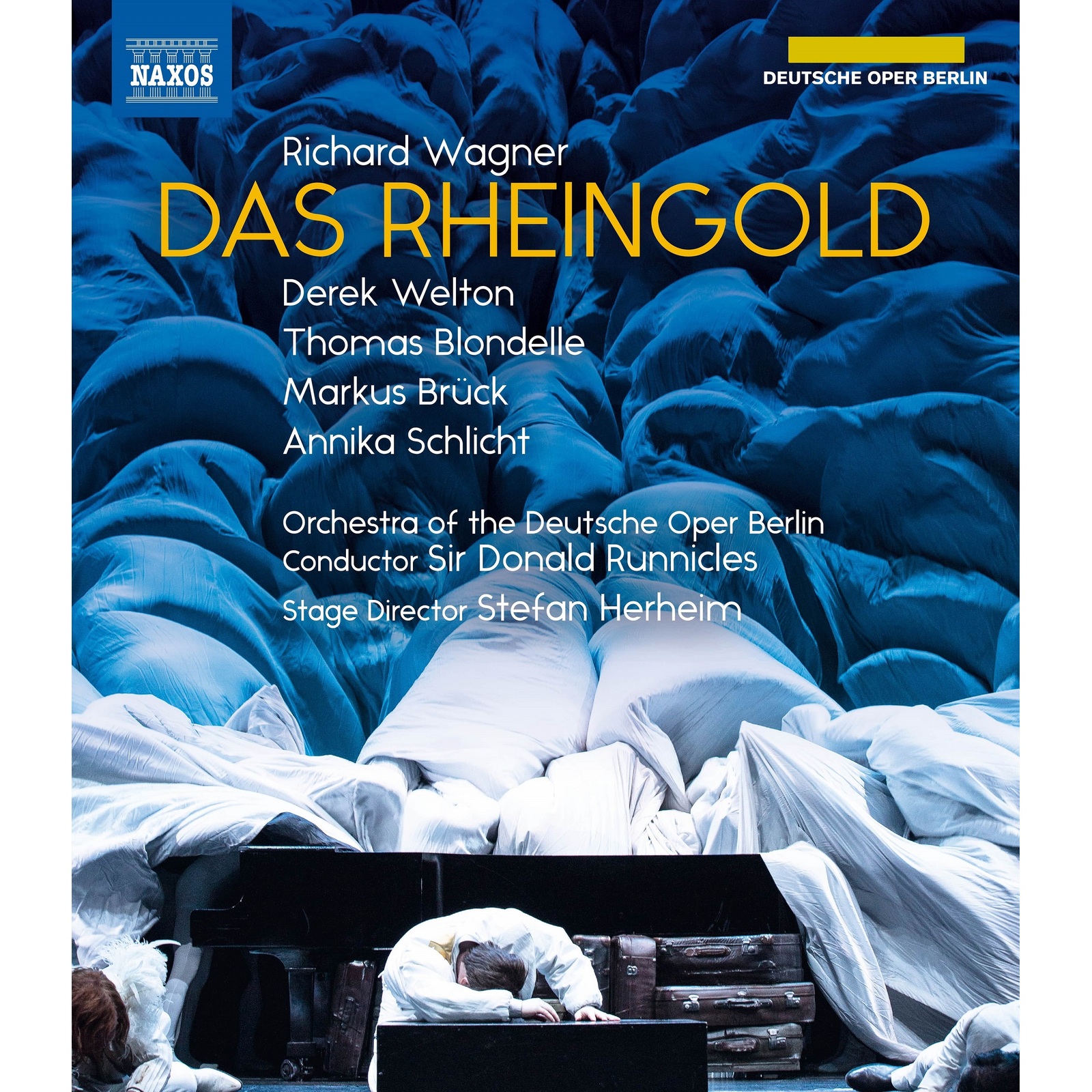 Picture of Derek Welton; Thomas Blondelle; Markus Bruck; Andrew Harris; Tobias Kehrer; Annika Schlicht; Jacquelyn Stucker; Flurina Stucki; Orchestra of the Deutsche Oper Berlin; Stefan Herheim; Sir Donald Runnicles - Richard Wagner: Das Rheingold