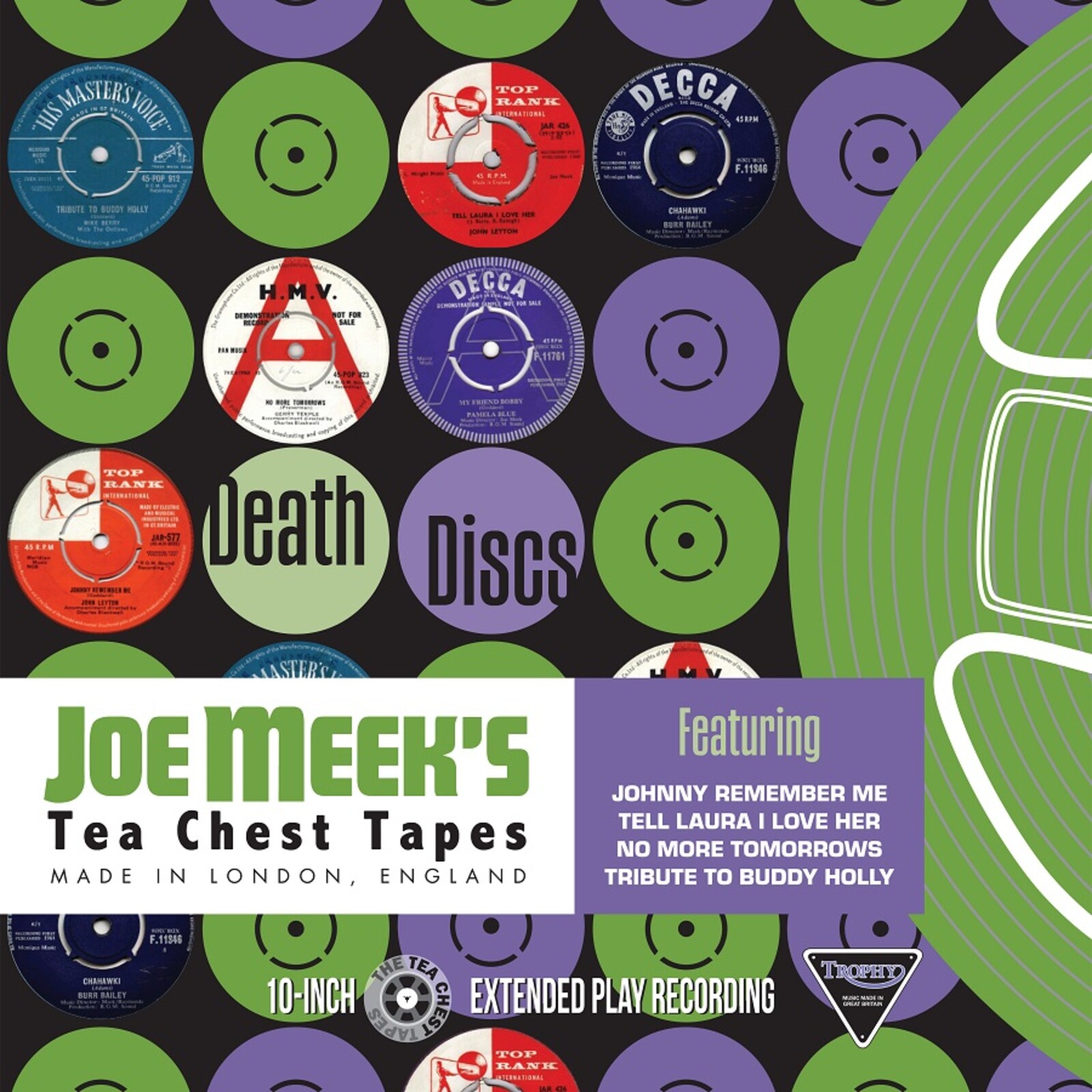 Picture of Various Artists - Death Discs - Joe Meek's Tea Chest Tapes