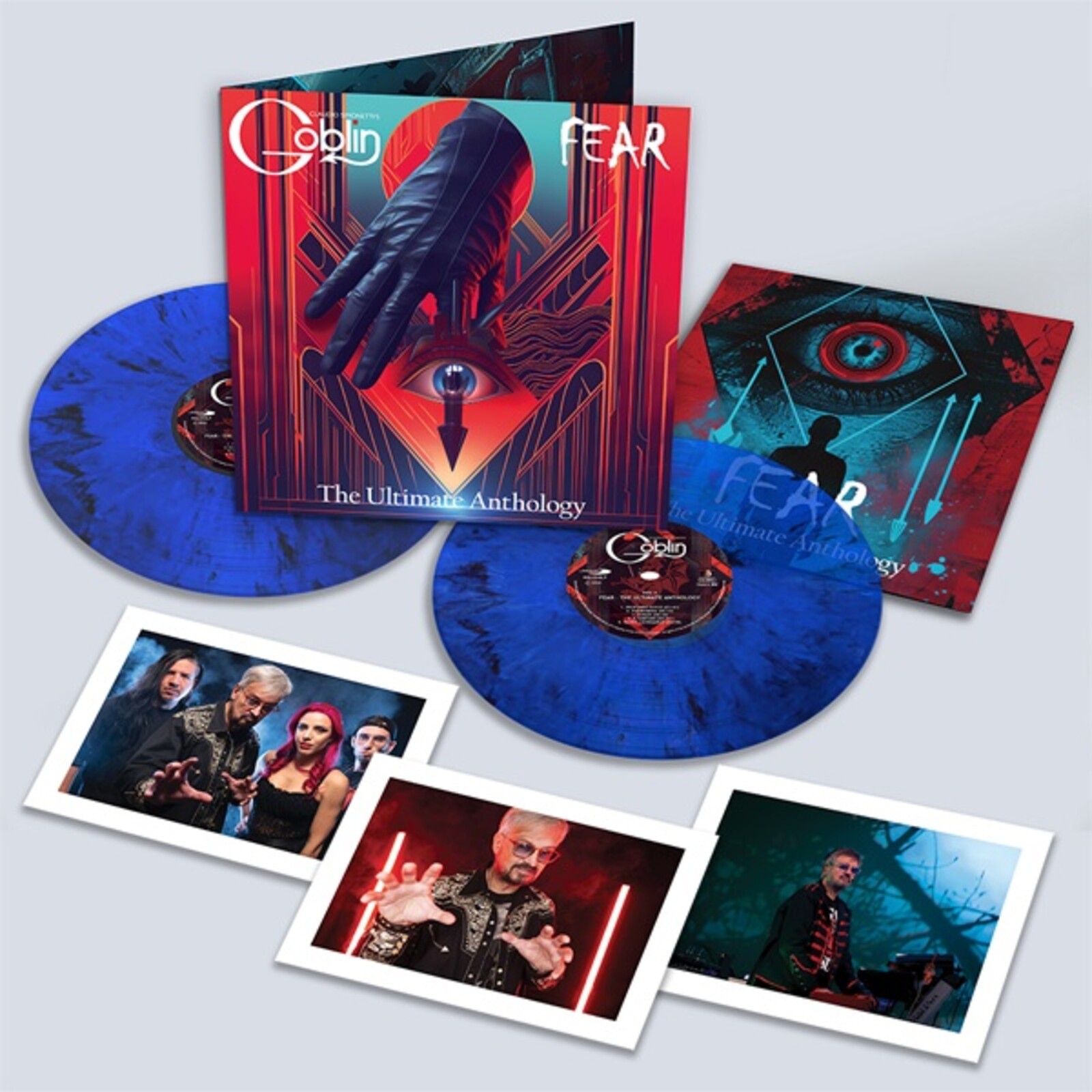 Picture of Claudio Simonetti Goblin - Fear: The Ultimate Anthology (Deluxe Edition Marble Blue Vinyl)