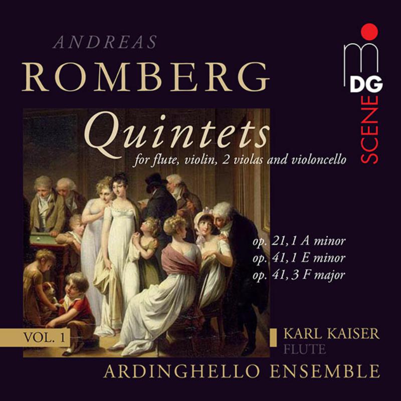 Picture of Ardinghello Ensemble / Karl Kaiser - Andreas Romberg: Flute Quintets Vol. 1 - Quintets op. 21