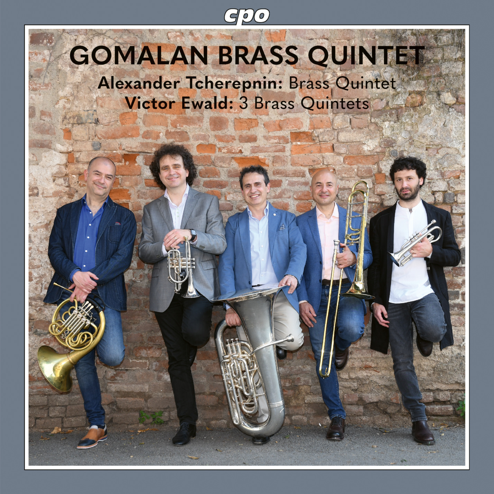 Picture of Gomalan Brass Quintet - Alexander Tcherepnin: Brass Quintet; Victor Ewald: 3 Brass Quintets