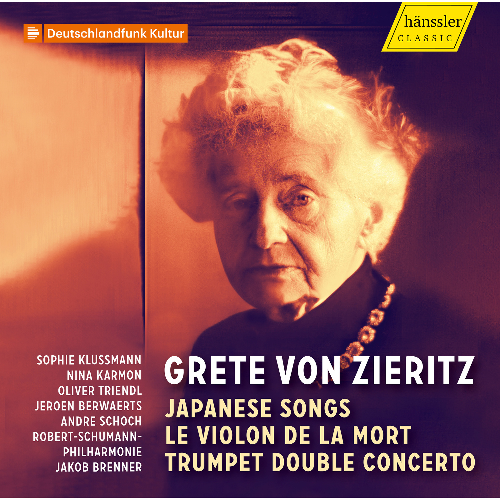 Picture of Sophie Klussmann; Nina Karmon; Oliver Triendl; Jereon Berwaerts; Andre Schoch; Robert-Schumann-Philharmonie; Jakob Brenner - Grete von Zieritz: Japanese Songs; Le Violon de la Mort; Trumpet Double Concerto