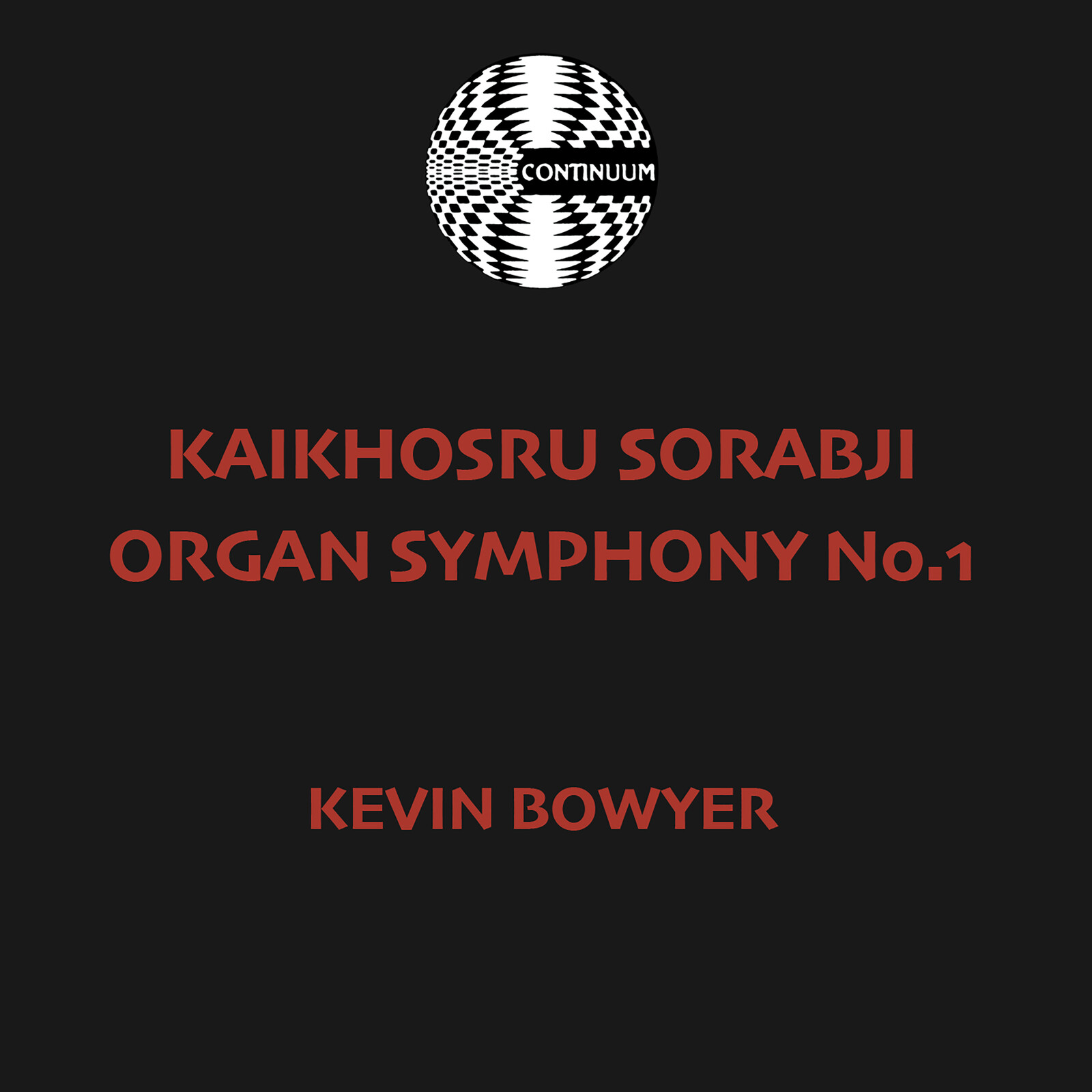 Picture of KEVIN BOWYER - SORABJI - ORGAN SYMPHONY