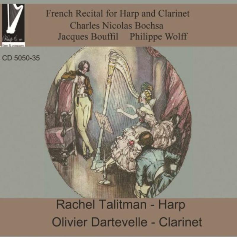 Picture of Rachel Talitman & Olivier Dartevelle - Charles Nicolas Bochsa: French Recital for Harp and Clarinet