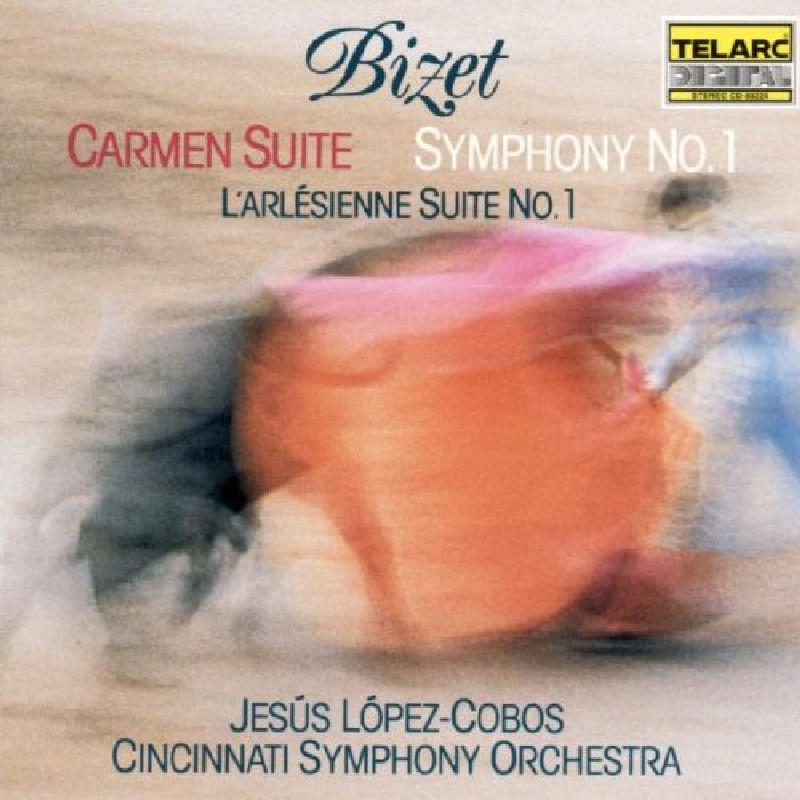 Picture of Jesus Lopez-Cobos & Cincinnati Symphonic Orchestra - Georges Bizet: Carmen Suite/Symphony No. 1/L'arlesienne Suite No. 1