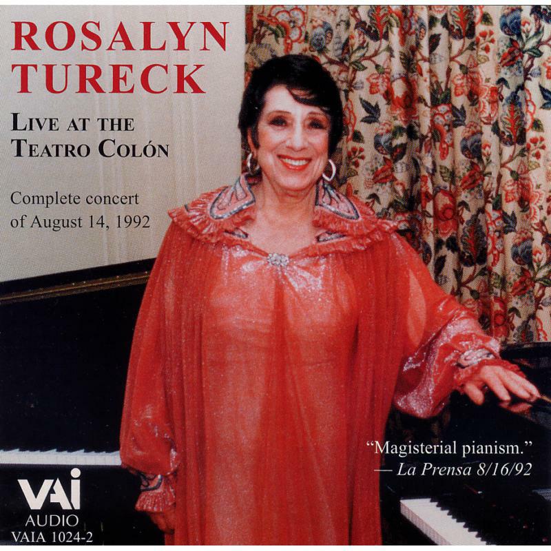 Picture of Tureck - Rosalyn Tureck - Live at Teatro Colon (2CD)