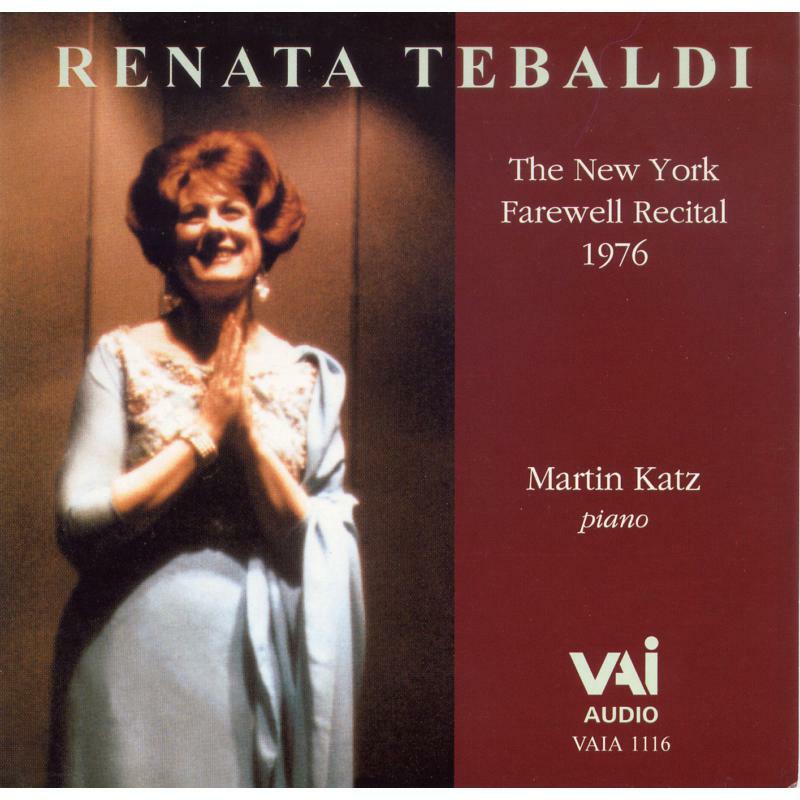 Picture of Tebaldi - Renata Tebaldi: New York Farewell Recital (1976)