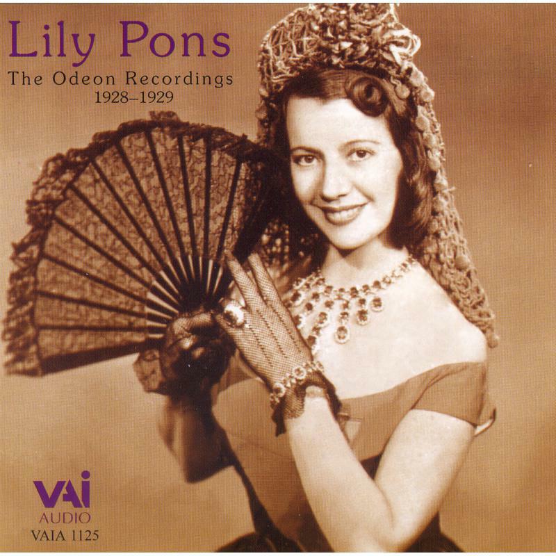 Picture of Pons - Lily Pons - the Odeon Recordings (1928-9)